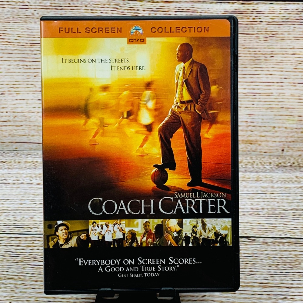 Coach Carter [DVD 2005] Full Screen Collection Samuel‎ L. Jackson Basketball